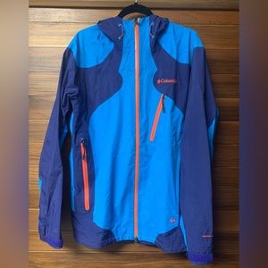 Columbia Aristocrat The Compounder Shell Jacket Wind Breaker - Men Size L Blue